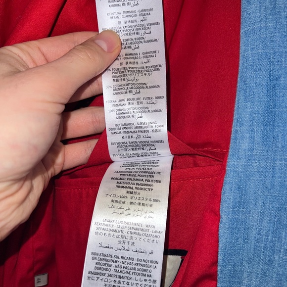 Gucci - Privilegium Perpetuum "Zoltar" - Denim Chambray Bomber Jacket Size 44/S - Picture 11 of 16